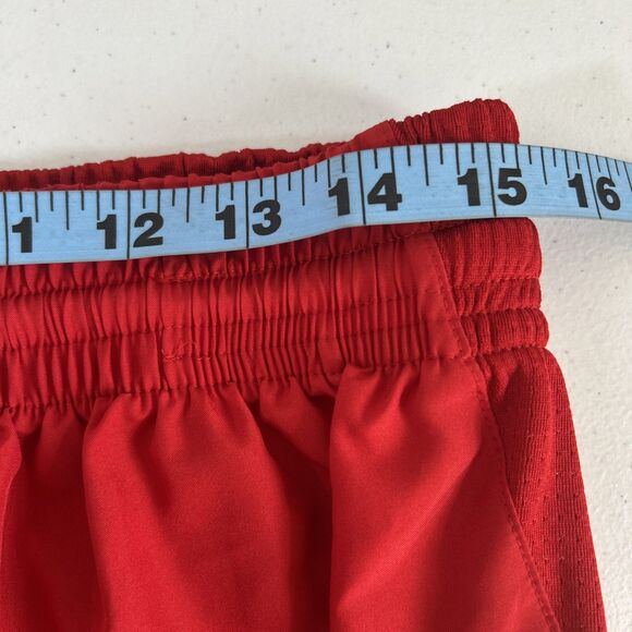 Adidas Shorts Mens Large Red Team Performance Sample Athleisure - Picture 5 of 13